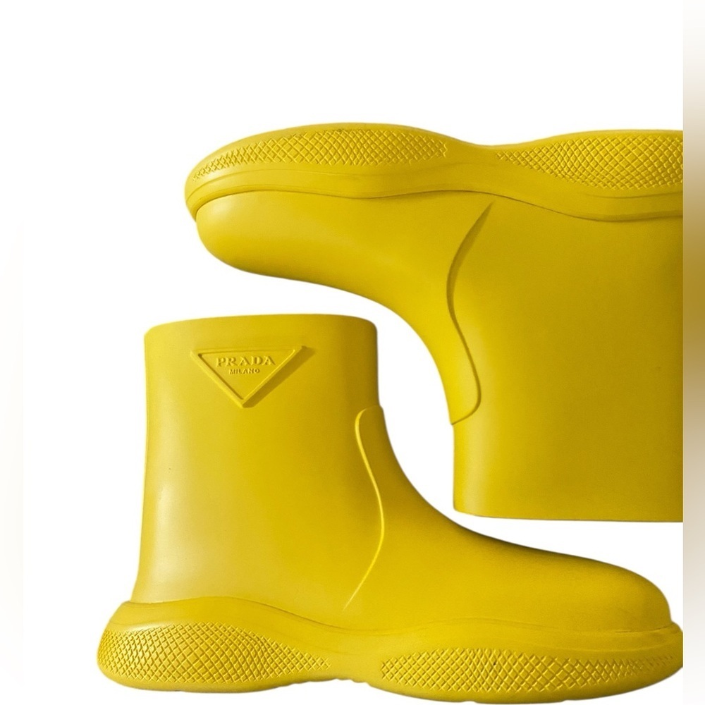 Prada Yellow Rain Boot size 39